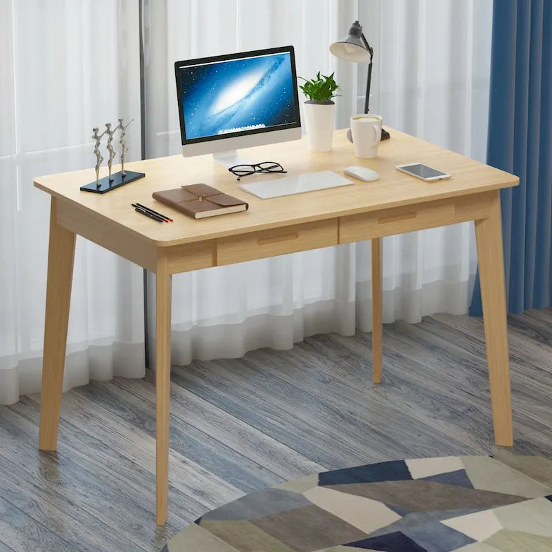 Computer Writing Desk with 2-drawer for Home and Office