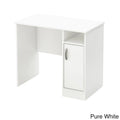 Compact Space-Saving Computer Desk with Storage Cabinet, Multi-Color