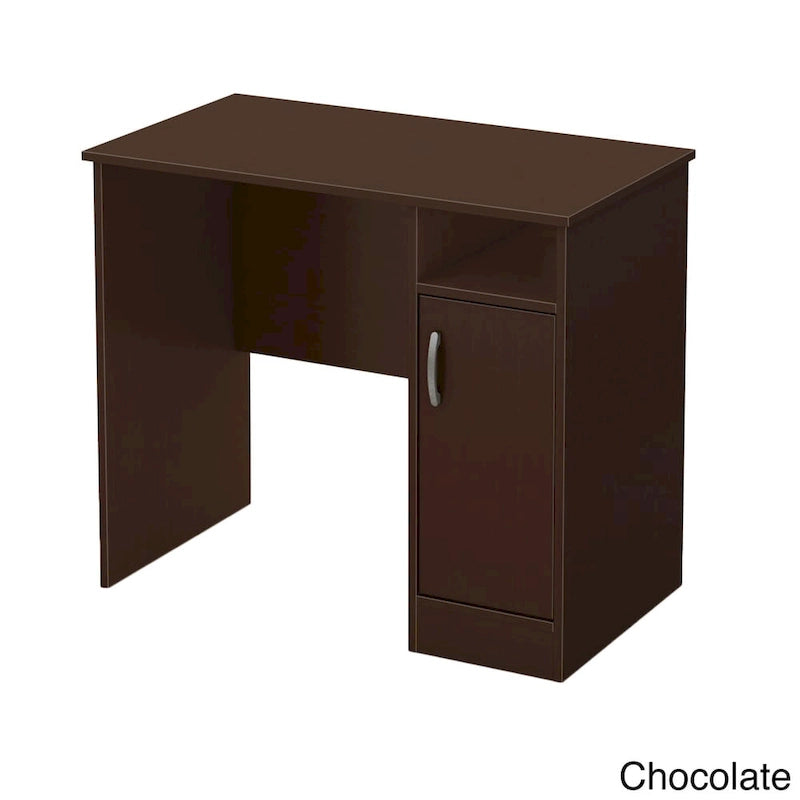 Compact Space-Saving Computer Desk with Storage Cabinet, Multi-Color