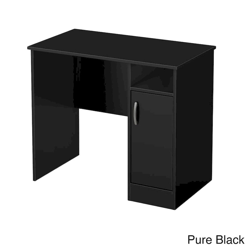 Compact Space-Saving Computer Desk with Storage Cabinet, Multi-Color